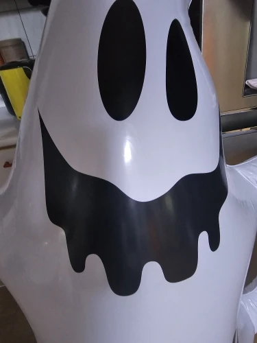 1 Ghost Tumbler Inflatable Decorations Halloween Decorations White Ghost Tumbler Suitable for Holiday Indoor and Outdoor Decoration Inflatable Water Filling photo review