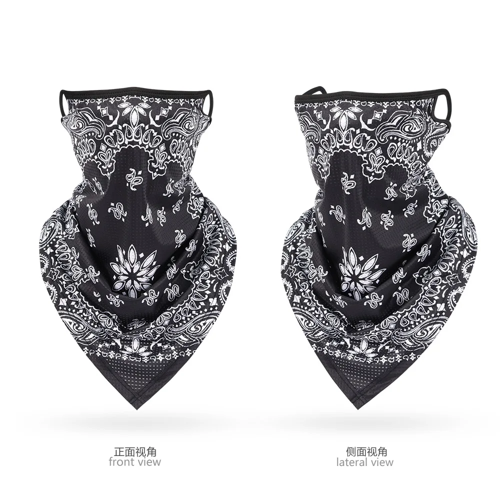 Multifunctional Paisley Bandanna Earloops Motorcycle Cycling Full Face Mask Breathable Sunscreen Bicycle Face Cover Tube Scarf - Image 2