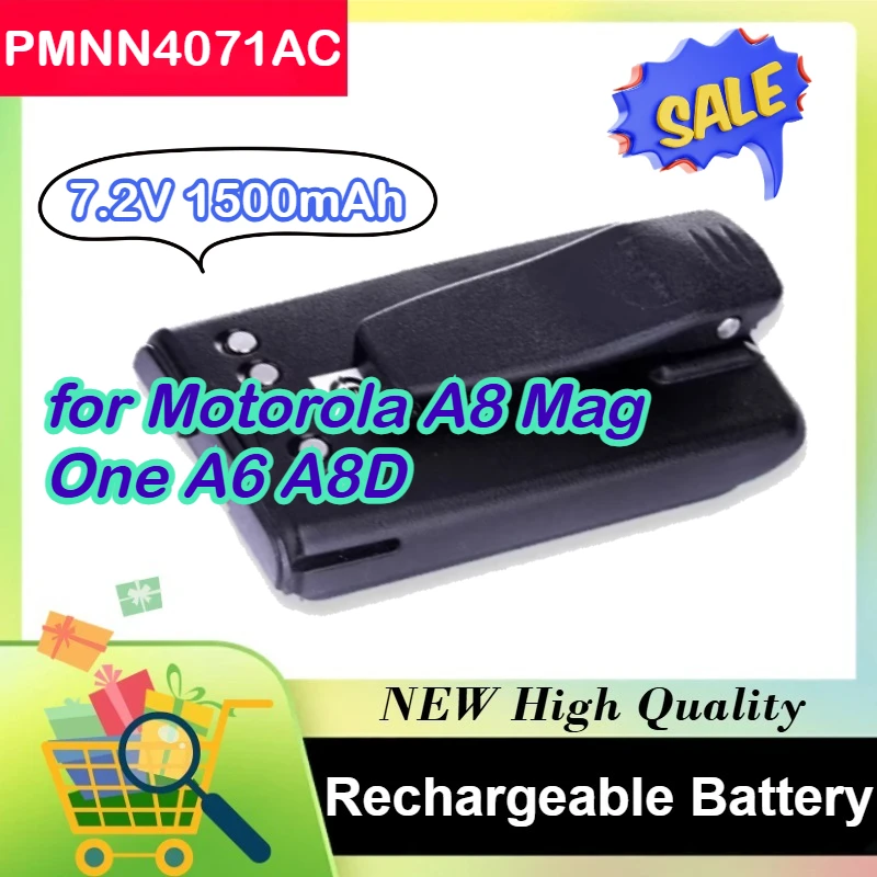 

PMNN4071AC 7.2V 1500mAh for Motorola A8 Mag One A6 A8D Two-Way Radio Battery