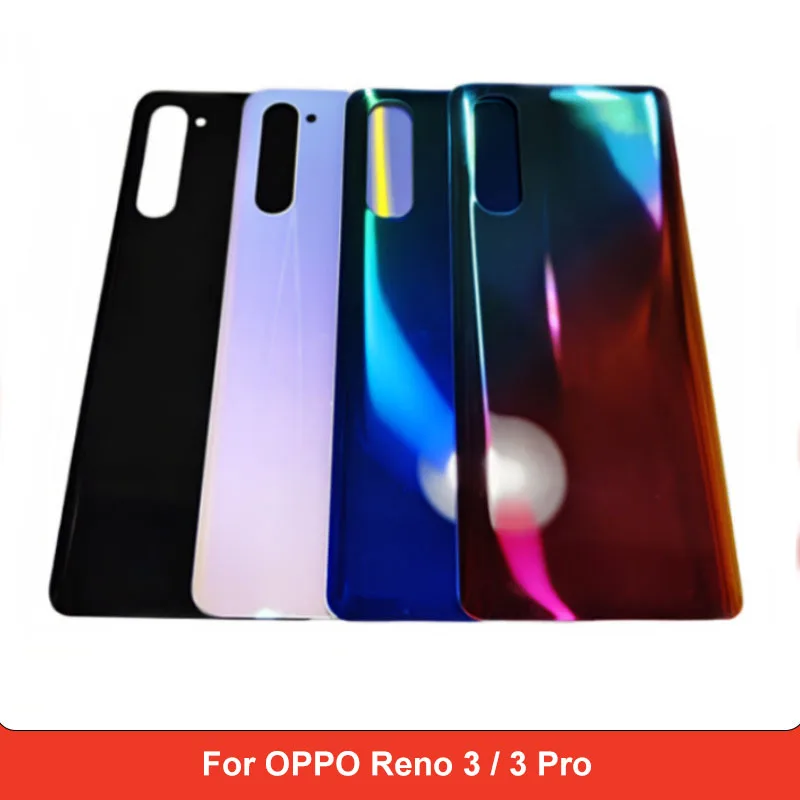 2 PCS Battery Back Cover for OPPO Reno3 back cover for OPPO Reno 3 Pro Repair Replacement Part