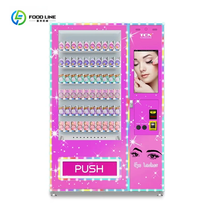 매력적인 디자인의 셀프 서비스 스마트 화장품 자판기 아름다운 헤어&속눈썹 자판기 뷰티