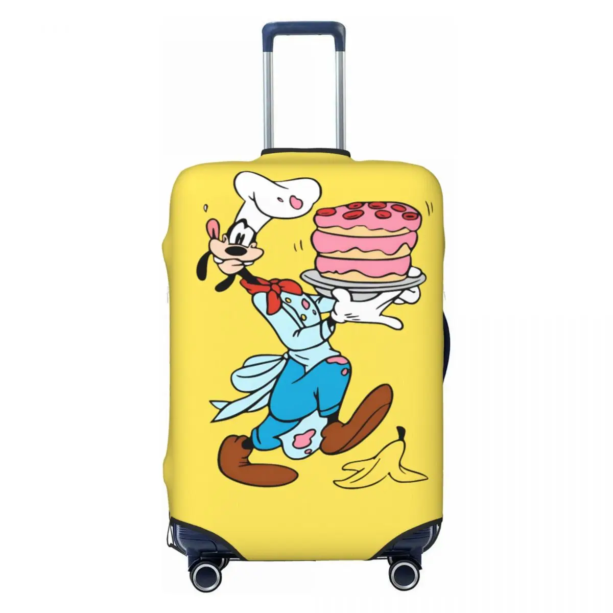 

Custom G-Goofy Goof Travel Luggage Cover Dust Proof Anime Cartoon Suitcase Cover Protector Fit 18-32 Inch
