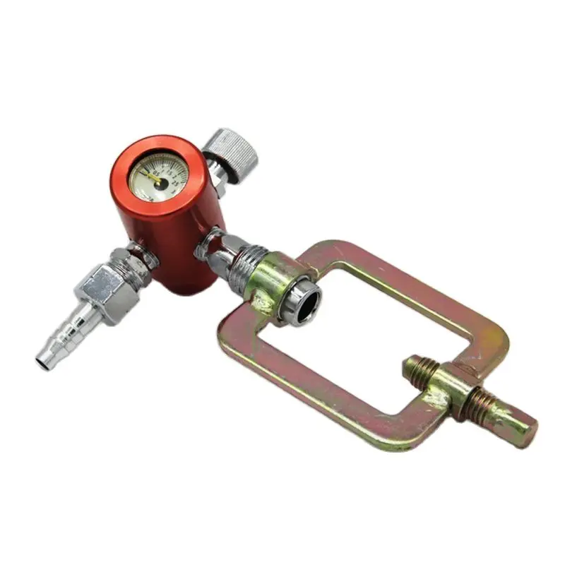 Gas Pressure Reducer Regulator Flow Meter Oxygen/ Acetylene/ Propane Meter Gauge, Pressure Reducing Valve for Welding Cutting