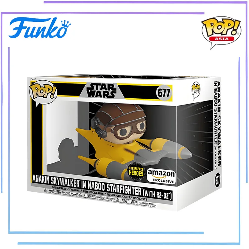 Genuine Edition FUNKO POP Star Wars - Anakin on A Speeder Bike Anime Desktop Decoration Ornament Model Toys Collectible Model