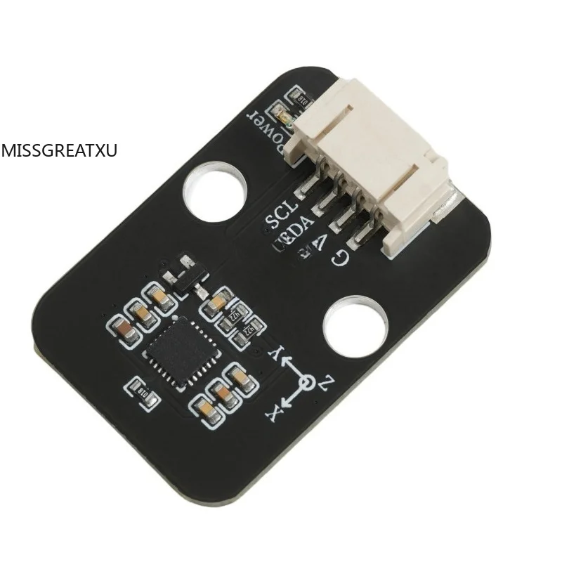 Six-axis Attitude Sensor I2C Communication Gyroscope Module With Building Block Bracket For Educational Robot Project