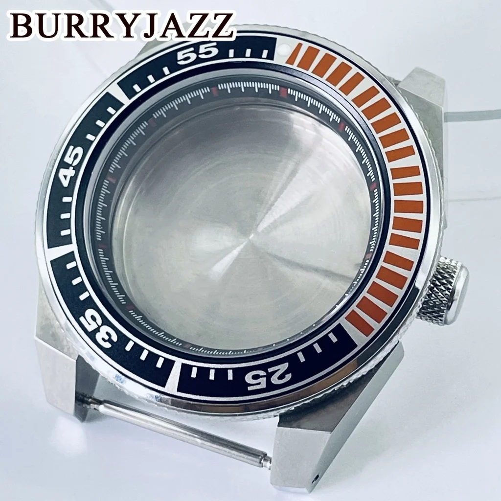 

Серебряные часы для дайвинга 43 мм с модифицированным корпусом Samurai, керамическим безелем, водонепроницаемым сапфировым стеклом, механизмами NH35, NH36, NH34, NH38, NH70, NH72