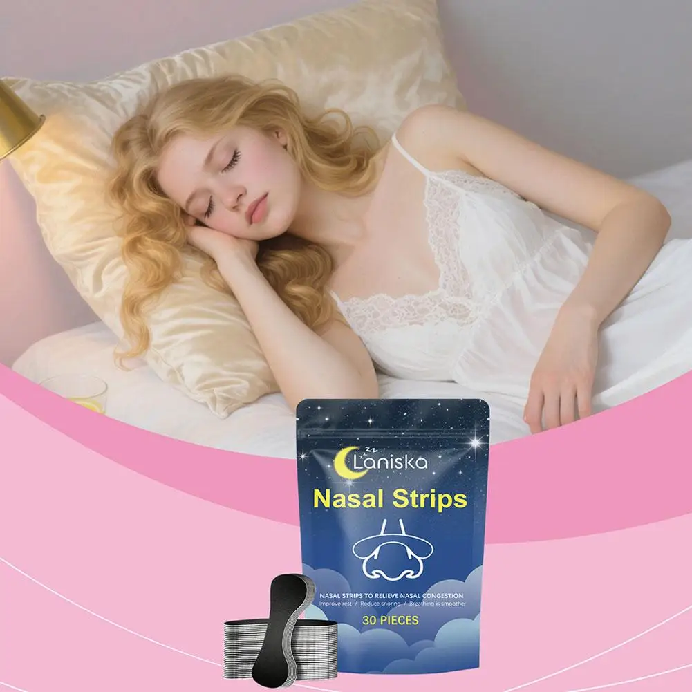 

1/5/10Pcs Extra Grip Nasal Breathing Strips for Sleep Sports Sweat-Resistant Adhesion Helps Reduce Snoring Improve Airflow Comfo