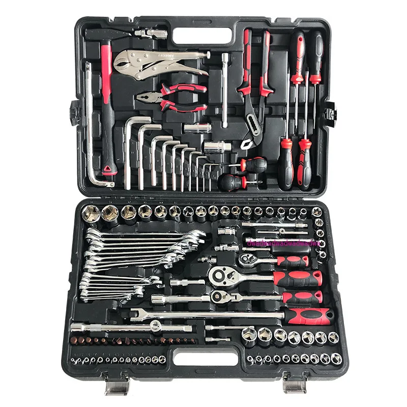 132-Piece steam machine repair tool combination ratchet wrench pliers screwdriver