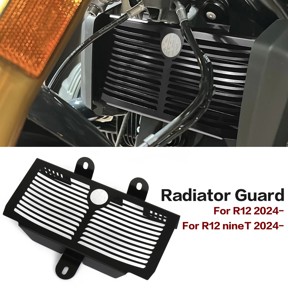 

Motorcycle R 12 NineT Radiator Grille Guard Cover Grill Oil Cooler Guard Protection For BMW R12 NineT 2024 2025 2026 Accessories