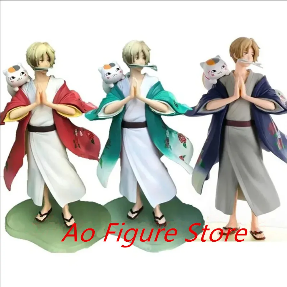 Anime Book of Friends Natsume Yuujinchou with Nyanko Sensei Takashi Natsume PVC Action Figure Collection Model Toys Brinquedos