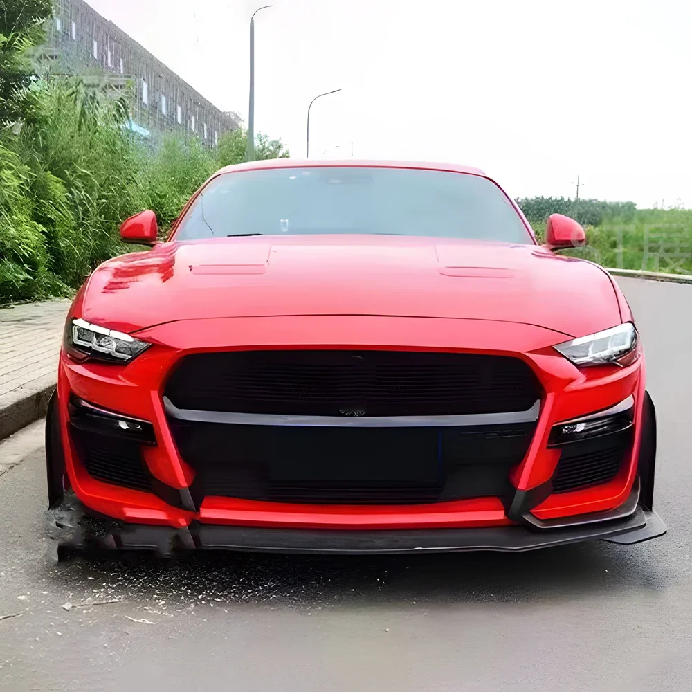 For Ford Mustang 2018-2023 Car Front Headlights LED Headlamp Assembly Upgrade New Dynamic Triple Lens Accessories