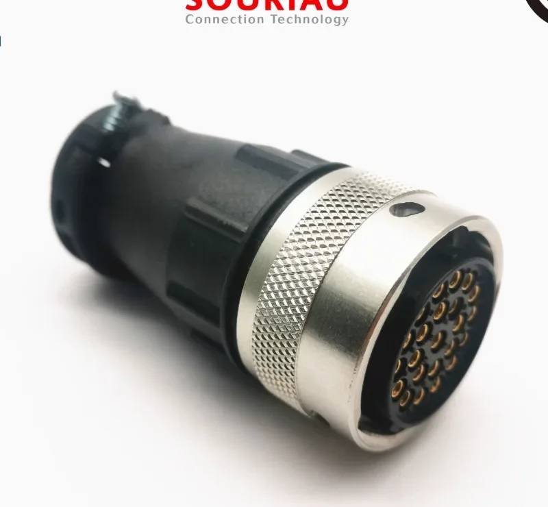 BURNDY SOURIAU industrial 23 core plug female head 23 core female head+AC tail clip+23 socket UTG61823S+UTG18A