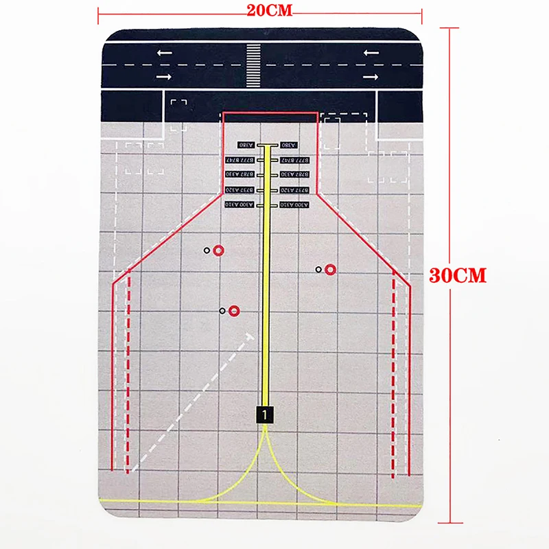 1PC Aircraft Mat Runway Apron Suitable For 1:400 Model Aircraft Simulation Miniature Ornaments Collectibles Toys Birthday Gifts