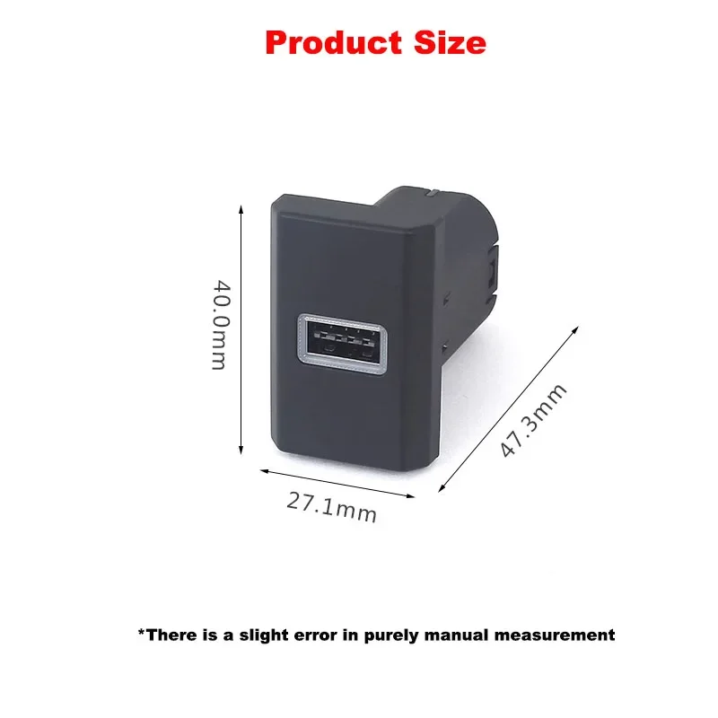For Ford Transit 17 -19 1PC Quick Car Charger With USB QC3 0 Interface Socket Auto Phone Fast Charging Adapter Button