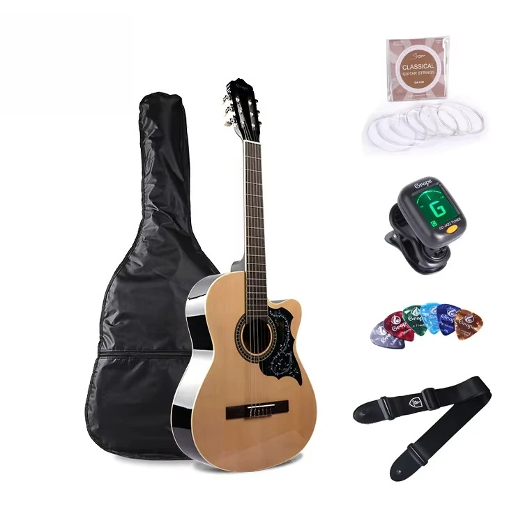 Classical Guitar Starter Kit Designed for Beginners Nylon Strings