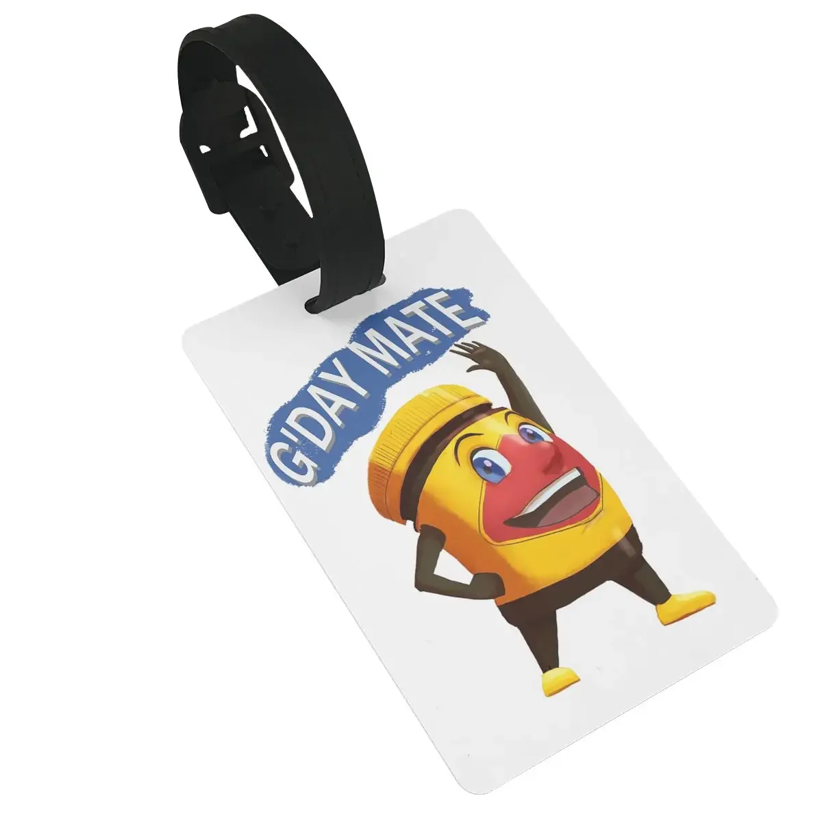 

Australian Vegemite Happy Cartoon Luggage Tags Suitcase Accessories Travel Baggage Boarding Tag Label Holder ID Name Address