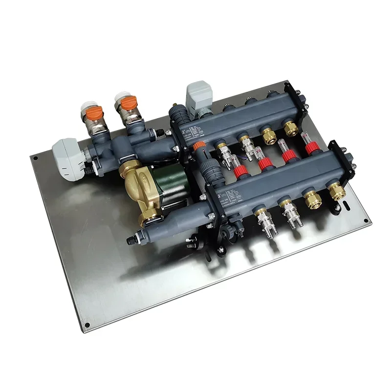 High quality thermostatic plastic manifold module is more suitable for air conditioning floor heating system