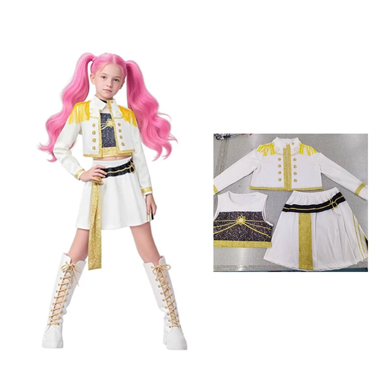 

Детский костюм Зои для косплея для девочек, детский костюм Руми, наряд Миры, любимая одежда для выступлений на сцене, платье из анимационного фильма на Хэллоуин