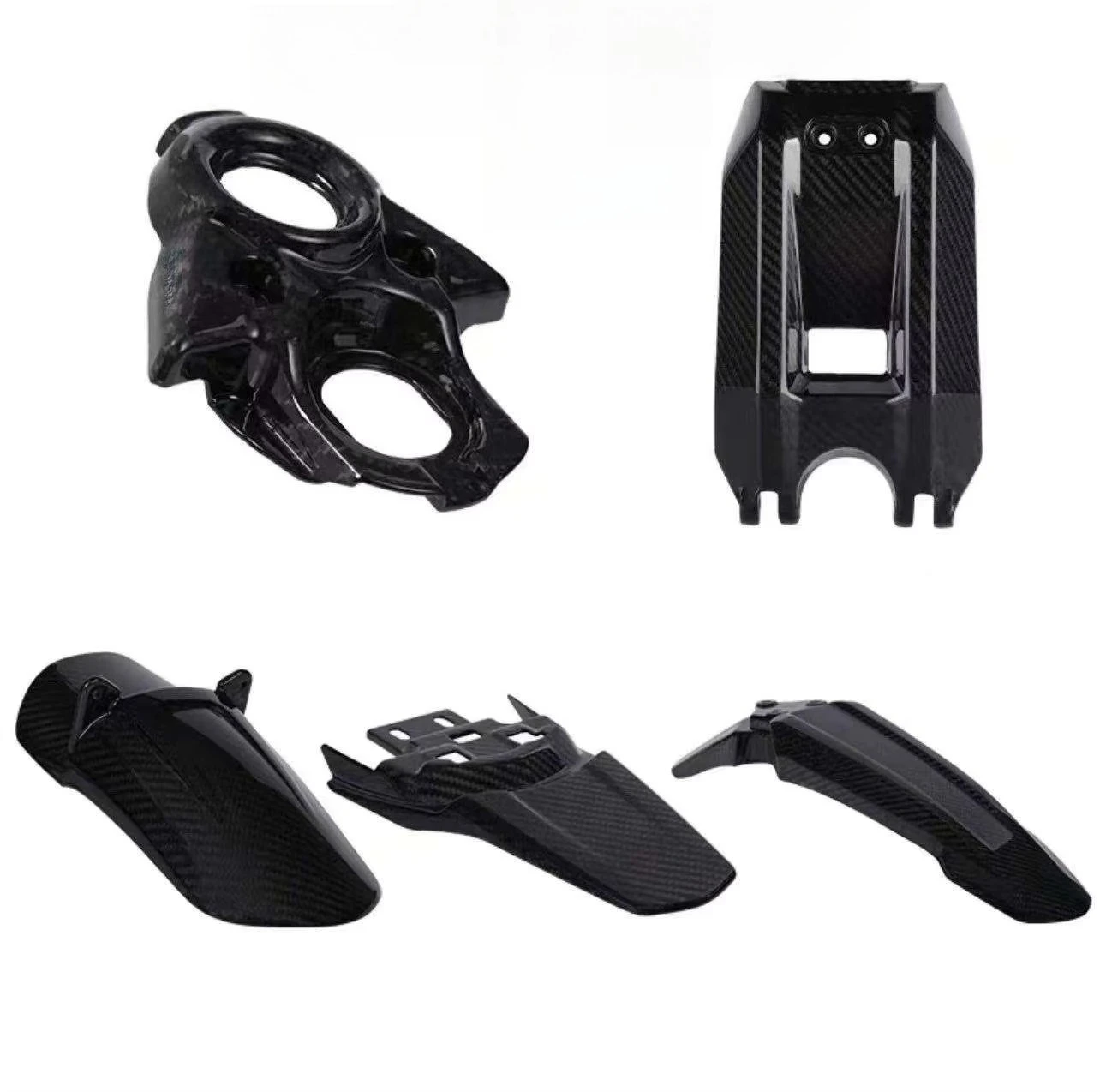 For Light Bee LBX X/S Off-Road Electric Motorcycle Full Vehicle Carbon Fiber Fender Decorative Cover Kit