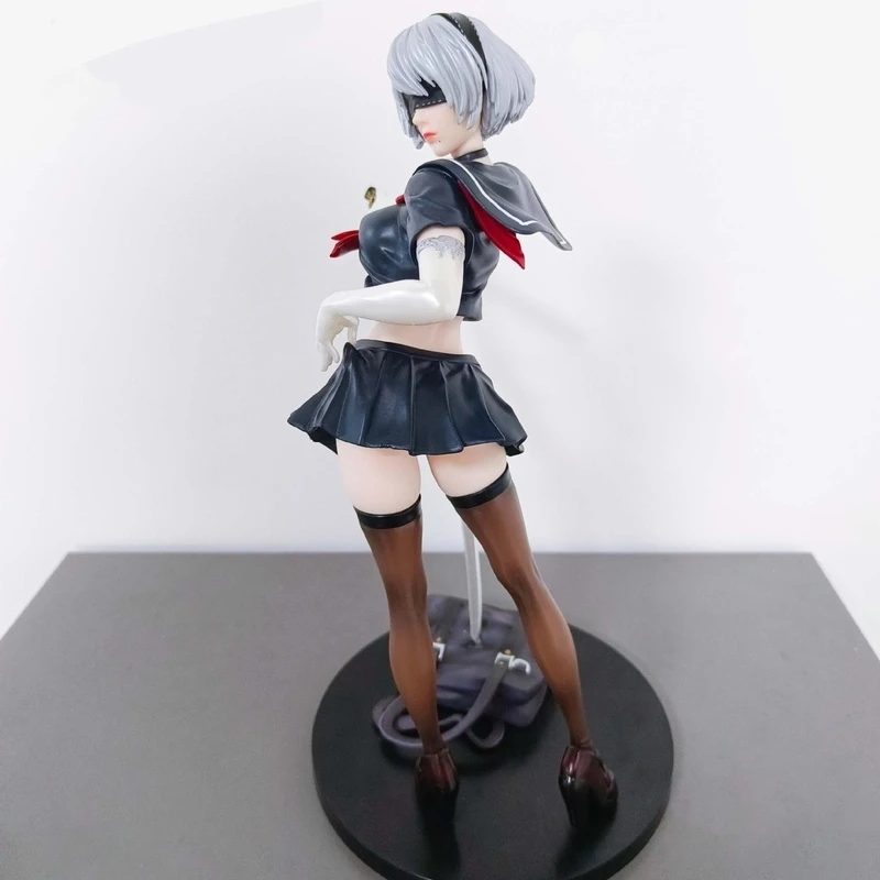 Nier: Figura Automata Yorha No. 2 tipo b figuras 2b anime figura pvc formas de vida mecânica estátua bonecas modelos ornamento brinquedos presentes