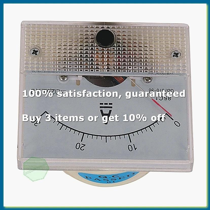 85C1-A Dc Analog Ampere Meter Panel Meter Gauge 30A Amp Gauge Current Mechanical Ammeters-FABY