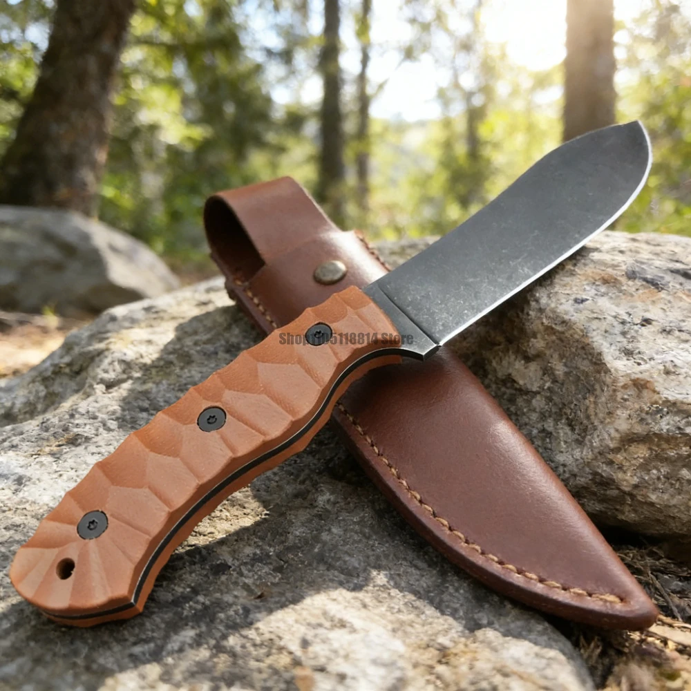 Nóż survivalowy z ostrzem stał – Fishing Equipment Essentials recenzja i cena