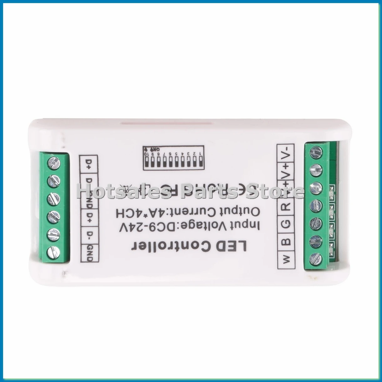 Mini 4 Channel RGBW Decoder 16A RGB RGBW Strip Controller 512 Dimmer Driver for LED Strip Lights DC9-24V-ABHG