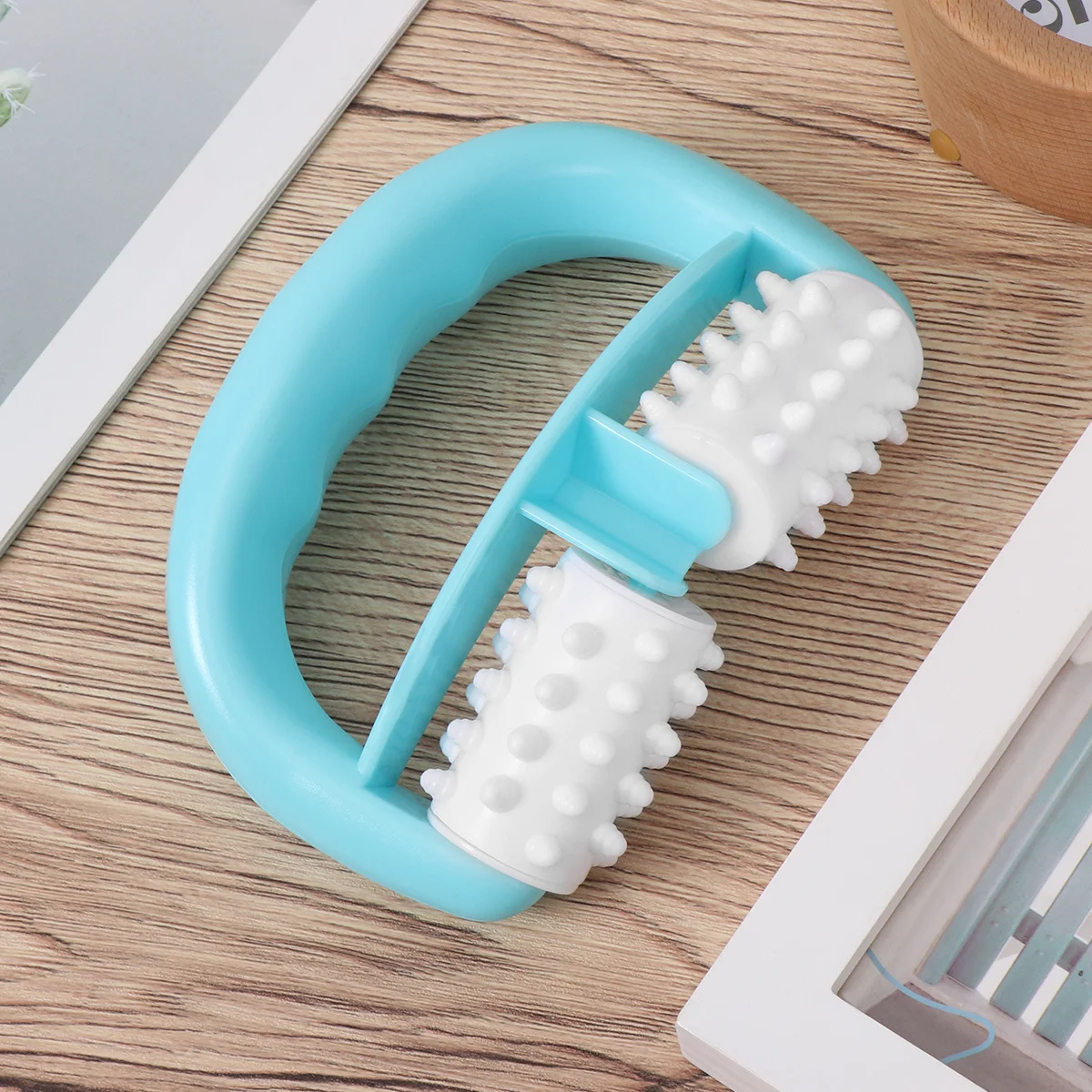 

Rosenice синий пластиковый массажный ролик, инструмент для тела, прочный АБС-ПП, TPE, мышцы, кровотока, снятие стресса, компактный дизайн