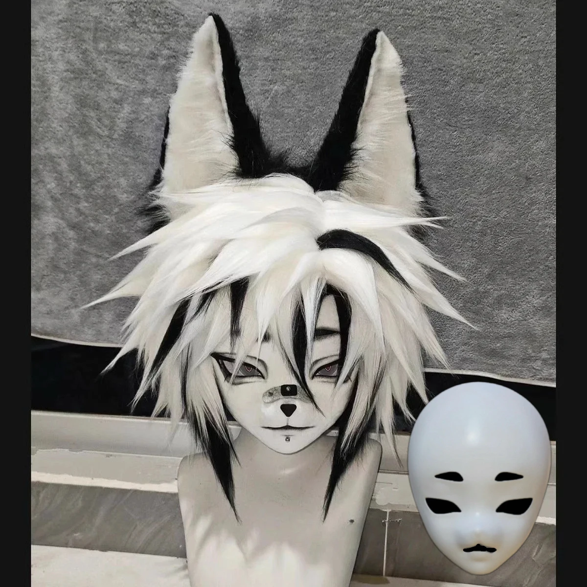 

Кигуруми повязка на голову маска меховой костюм персонаж человеческий Kig голова OC маска аниме аксессуары для косплея