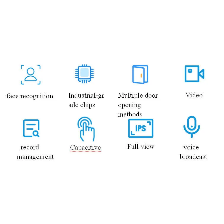 Automat do rozpoznawania twarzy w kształcie litery L, 5 cm, z ekranem dotykowym, biometryczny system kontroli dostępu.