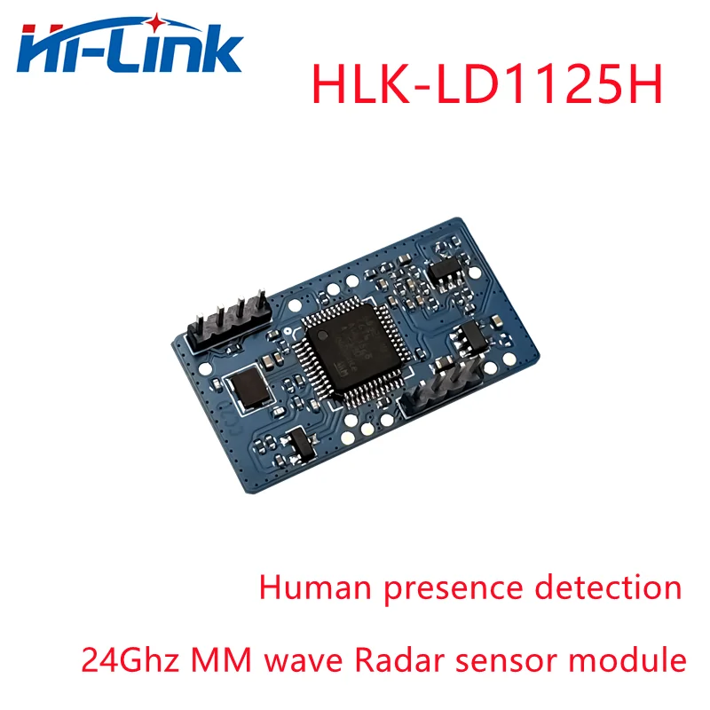 Free Shipping Hi-Link 24G mmWave Human Presence Detection Radar Sensor Module HLK-LD1125H Breathing Induction Ranging Detector