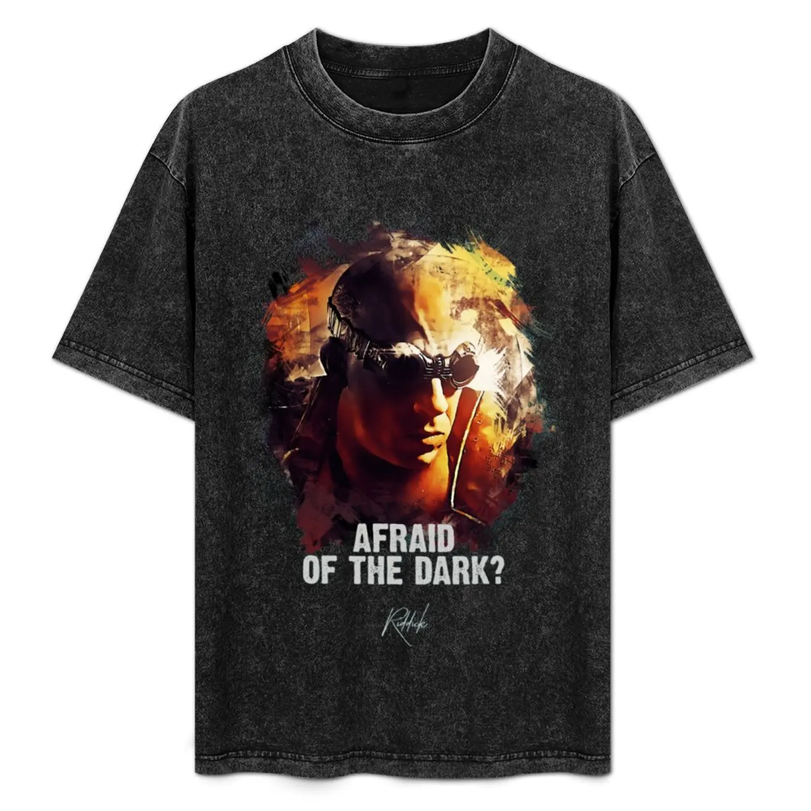 

Afraid Of The Dark - RIDDICK T-Shirt plain cute tops T-shirt men