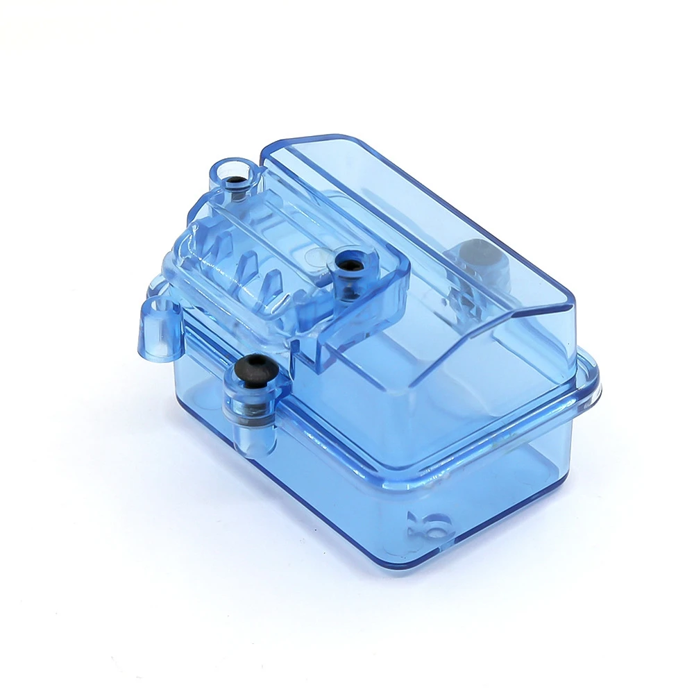 Blue Plastic Waterproof Receiver Receiving Box for Huanqi 727 / Slash RC Car Upgrade Parts