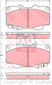 

Код магазина: GDB3428 для тормозных колодок на 02 HILUX PICK UP 4x4