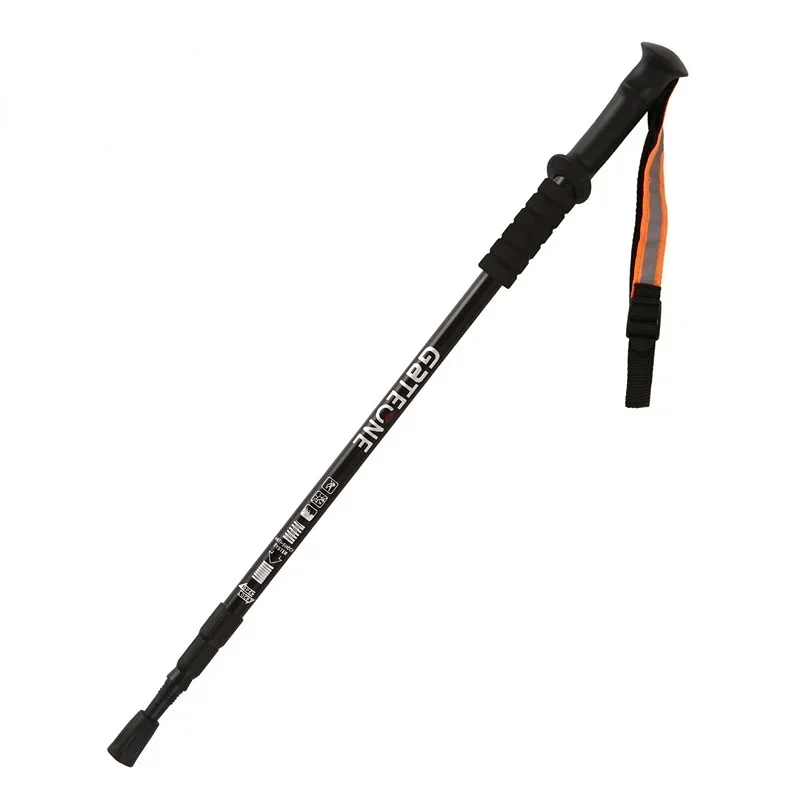 Adjustable Walking Stick 3 Section Stable Anti-Skid Crutch Old Man Hiking Cane Mountaineering cane