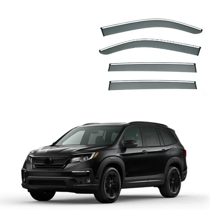 Side Window Deflector Window Visor For Honda Pilot 2009 2010 2011 2012 2013 2014 2015 2016 2017 2018 2019 2020 2021 2022