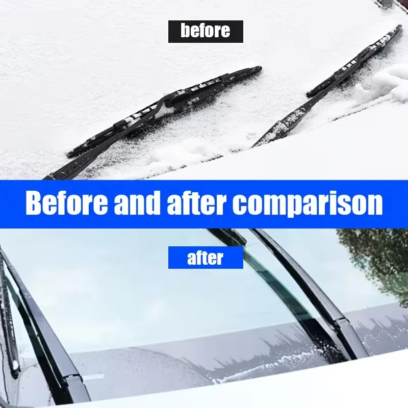 Winter Car Anti-Freeze Windshield Defogger Spray - Long-Lasting Anti-Fog & Ice, Pre-Wet Application for Windshield, Rearview Mir