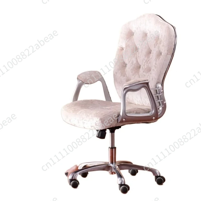Ergonomic Office Chair, Height Adjustable Swivel Seat, Smooth Rolling PU Leather, Executive Desk Chair with Lumbar Armrest