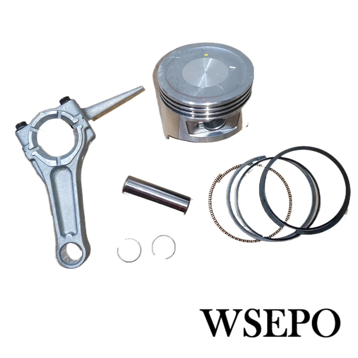 

CQ Quality! Piston+Connecting Rod Kit (70mm Bore)for 170F 212cc(208cc) 7HP 7.5HP Air Cool Gas Engine,2.5~2.8KW Gen Parts
