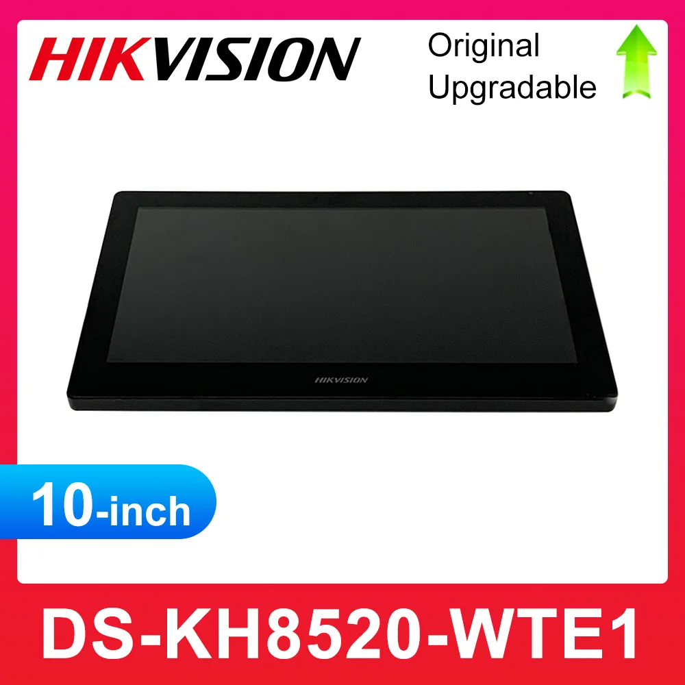 

Hikvision DS-KH8520-WTE1 Indoor Station 10-inch Touch-Screen KH8 Series POE WIFI Remote Unlocking Monitor Video Intercom