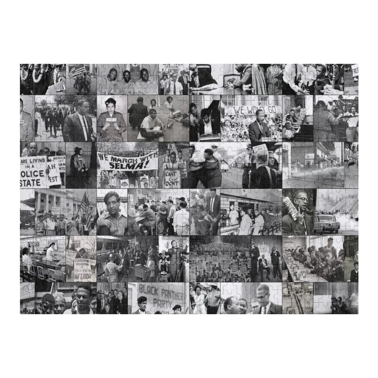 

Civil Rights Jigsaw Puzzle Personalized Personalized Baby Object Baby Wooden Photo Custom Puzzle