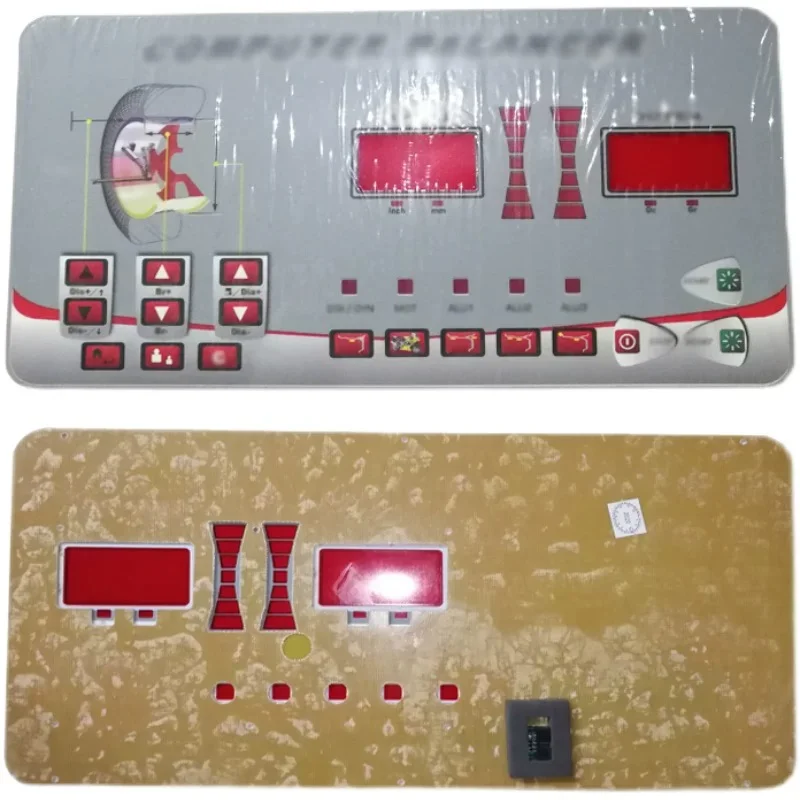 Car Tire Balancing Machine Button Panel Display Panel Switch Button Accessories Keyboard Control Components