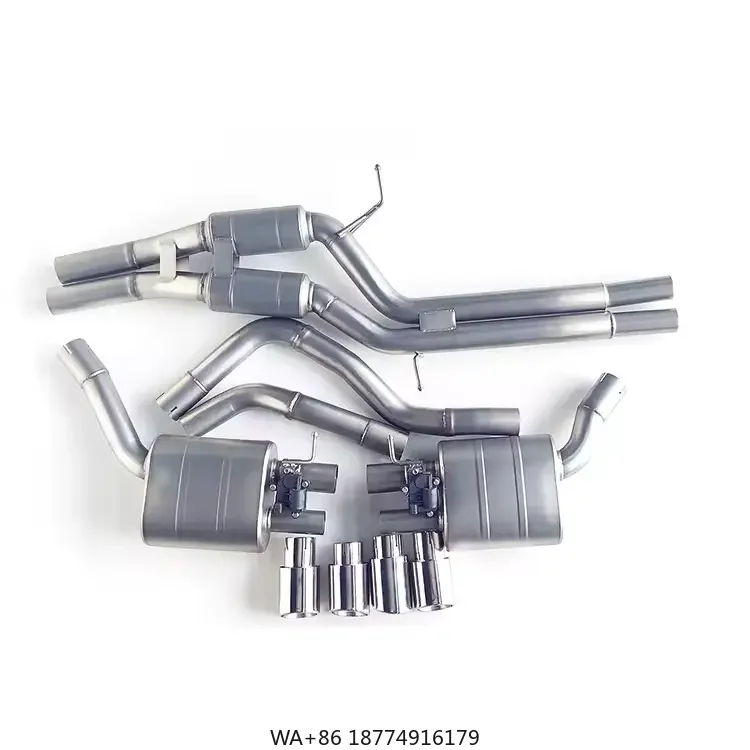 

High Performance 304 Stainless Steel Valved Catback for A6 C7 2.8T 3.0T Exhaust System
