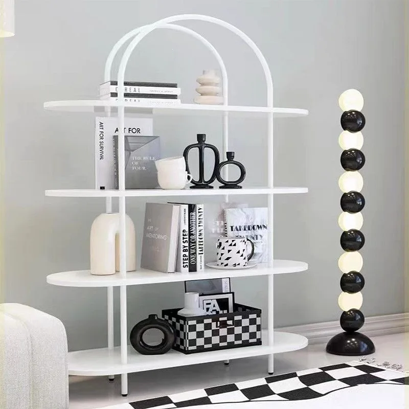 Living room display rack Floor-to-ceiling multi-layer storage rack Bookshelf Live stream Bedroom Household cosmetics storage