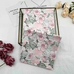 20pcs/Pac 33*33cm 2-Ply Pink Flower Printed Napkin Wedding Party Disposable Wine Glass Origami DIY Butterfly Bone Bart Paper