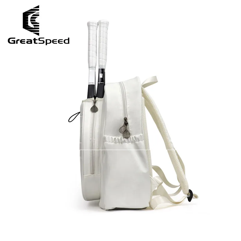 Women Men Tennis Racquet Backpack 1-2 Pack Tenis Paddles Squash Racket Bag Unisex Adults Portable Tennis Storage Shoulder Bags