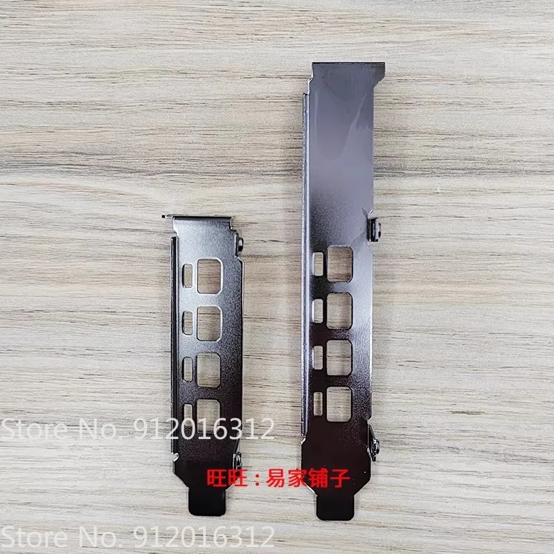 I/O IO Shield Graphics Card Bracket for AMD FirePro W4100 Black Plated Blank Bezel Baffle