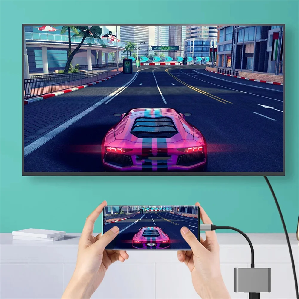 3 In 1 USB C Hub 5Gbps High Speed USB C Hub Adapter USB 3.1 Type C To 4K USB 3.0 Adapter Cable For Laptop Notebook Phones