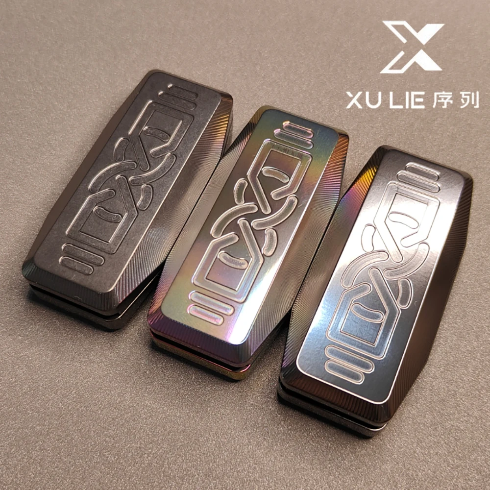 XU LIE EDC Shuttle Fidget Slider Magnetic Mechanical Vibration Push Slider Original Anxiety Relief Gadgets Fidget Toys Adults
