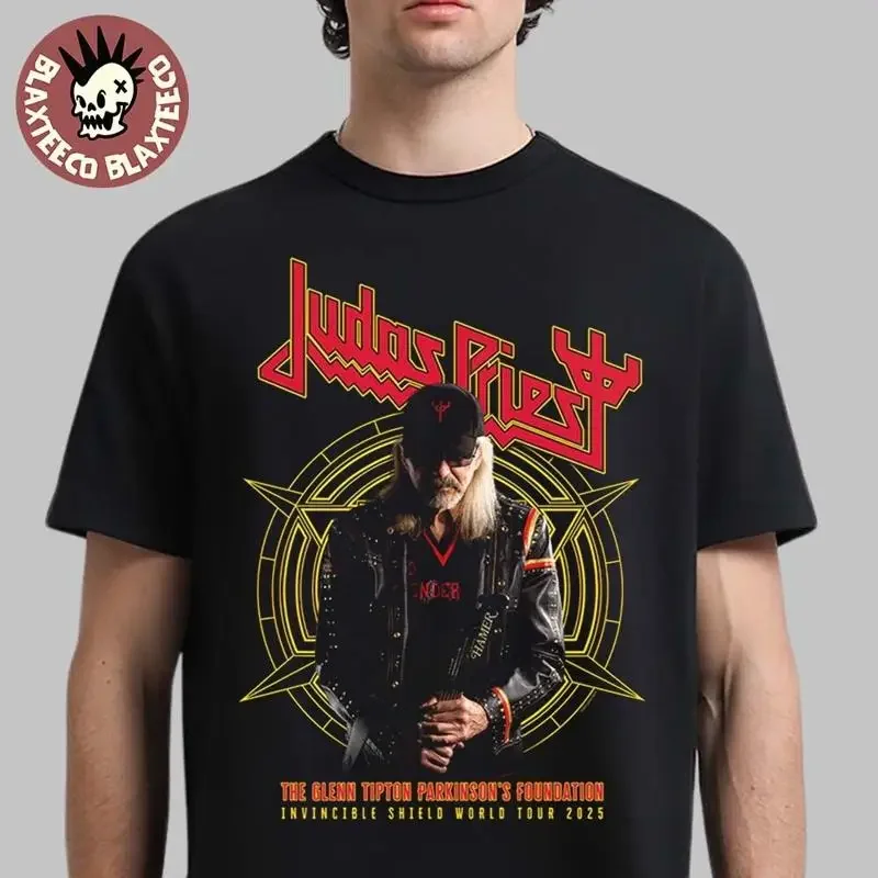 Judas Priest Invincible Shield World Tour 2025 Glenn Tipton of Pain shirt
